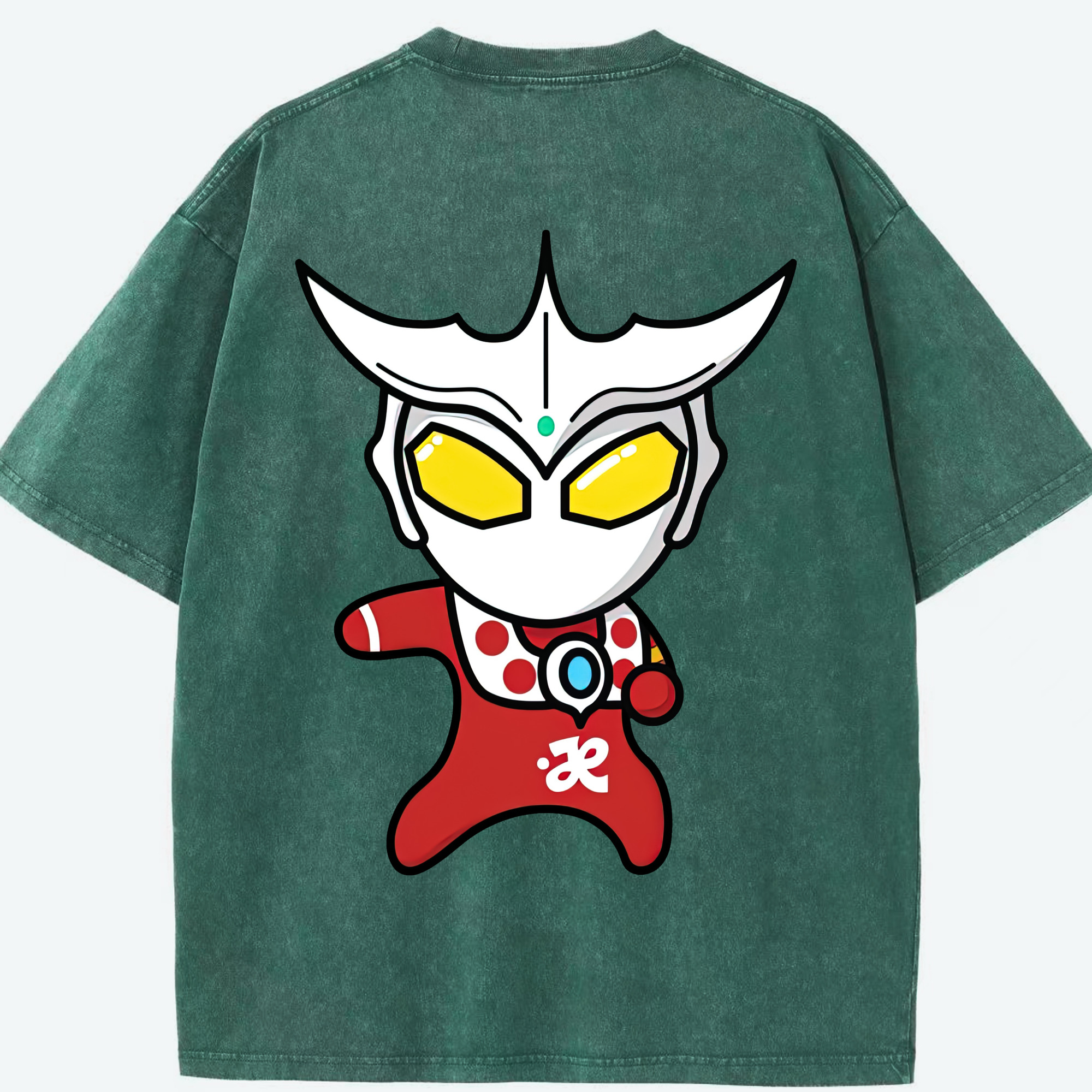 （画像用） ウルトラマン Ultraman 綿100% ヴィンテージ風 半袖Tシャツ（背面プリント）
